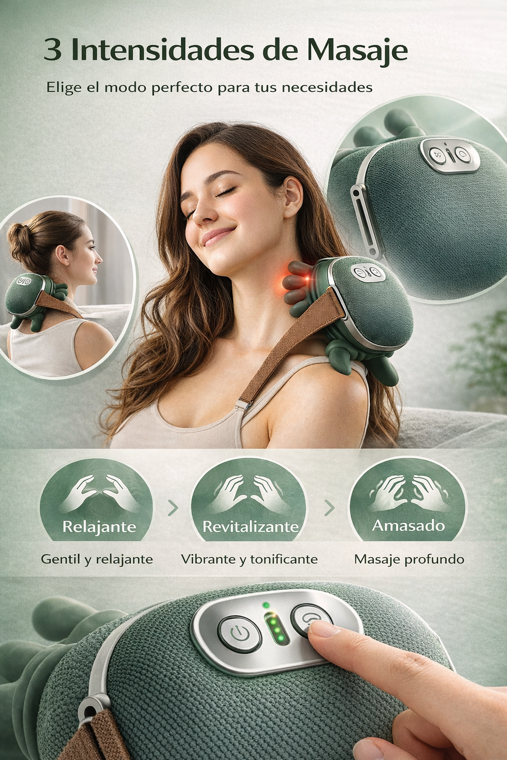 Embrace – Masajeador inteligente para cuello y espalda