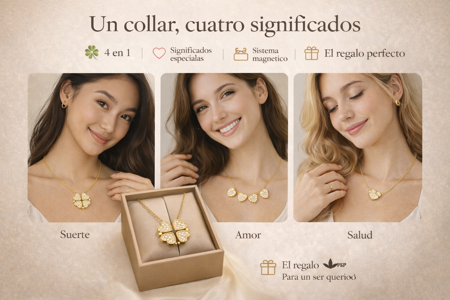 Collar Trébol de Amor