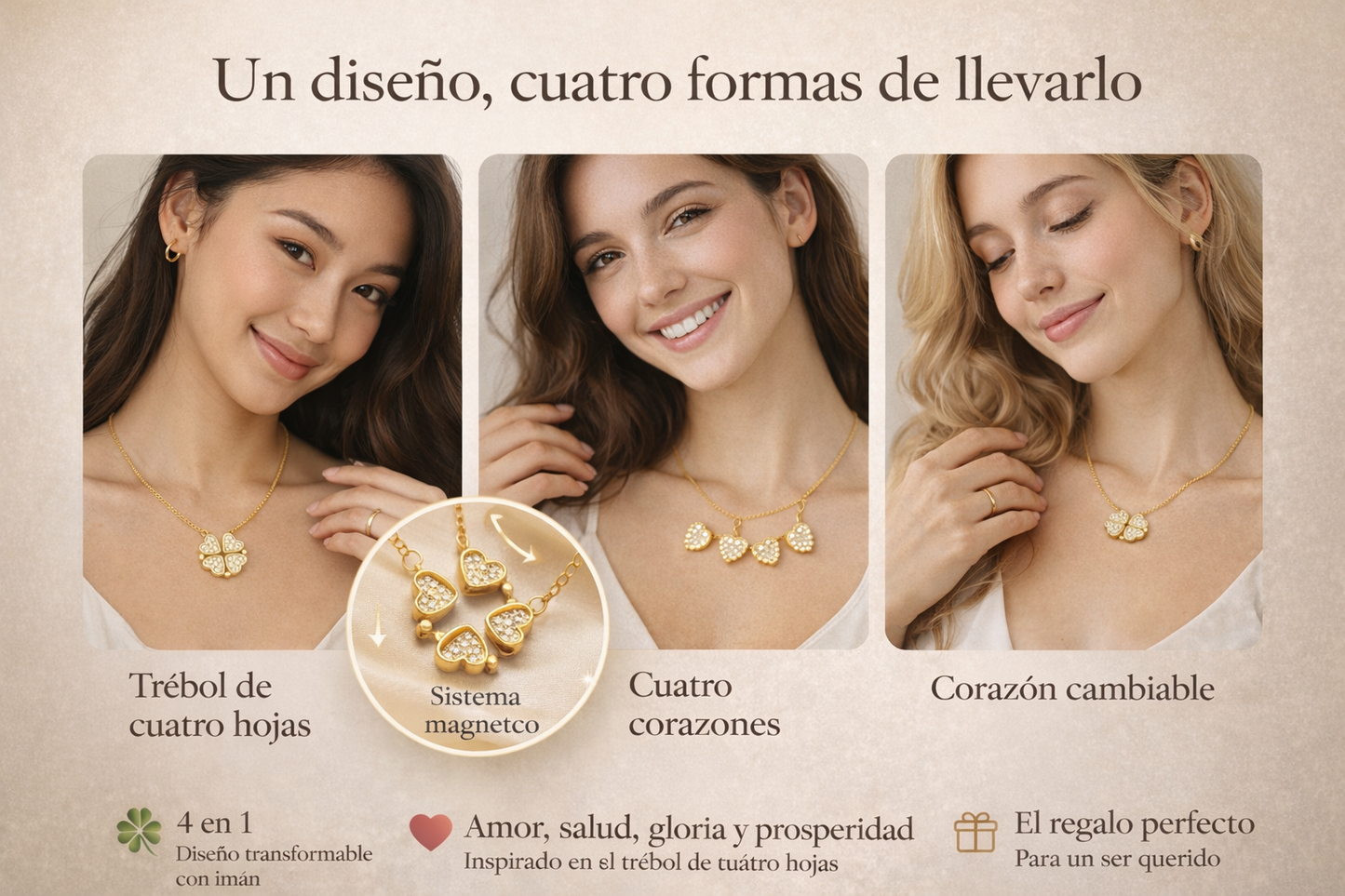 Collar Trébol de Amor